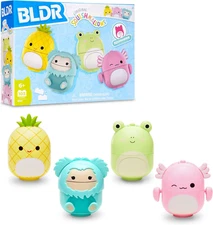 Squishmallows Buildable Figure Multipack Maui The Pineapple, Joelle The Bigfoot