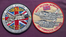 RAF embroidered patches Tornado - Gulf War x2 different - brand new.