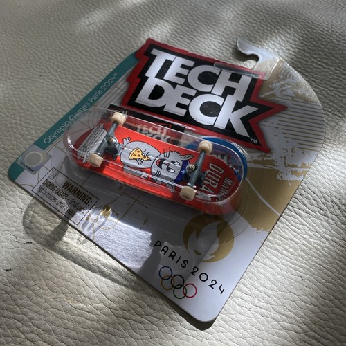 2024 Paris Olympics x Tech Deck Skateboard ๐น Mariah Duran Cat Eating Pizza ๐๐ - Picture 4 of 5
