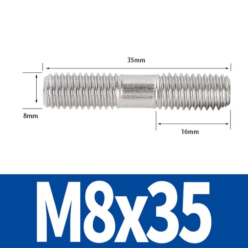 Stainless Steel Exhaust Manifold Studs - Stud Metric M2 M3 M4 M5 M6 M8 M10 - M16 - Picture 99 of 202
