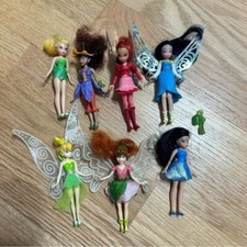 Disney Fairies Tinkerbell Friends Pixie Hollow Bundle Lot Flutter Wings