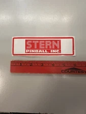 Stern Pinball Vintage Sticker Decal NOS OEM vinyl