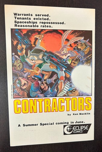 ENCHANTER #2 (Eclipse Comics 1985) -- SIGNED By Don Chin -- VF/NM - Picture 2 of 3