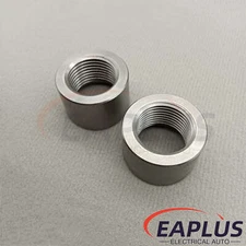 2 Pack O2 Oxygen Sensor Curve Notched Nut Bung M18 X 1.5 304 Stainless Steel US