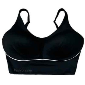 Victorias Secret Allegro Medium Support Flow On Point Lined Sports Bra Black New