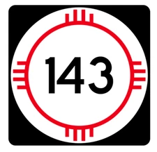 New Mexico State Road 143 Sticker R4151 Highway Sign Road Sign Decal