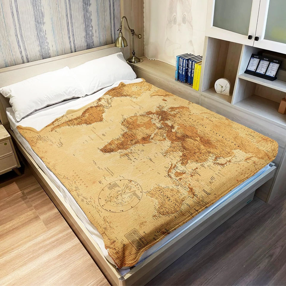 Decke 150x200 cm Kuscheldecken Sanft Flanell Weich Fleecedecke Bettüberwurf W... - Bild 4 von 4