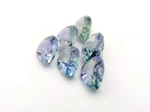 4,43 kt 6 STÜCK NATÜRLICHER GRÜN BLAUER TANSANIT EDELSTEIN AUS TANSANIA - Bild 3 von 7