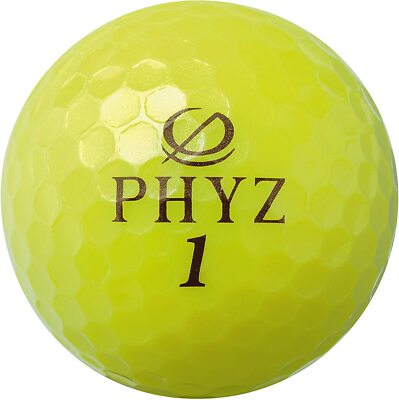 BRIDGESTONE GOLF　PHYZ　ゴルフボール　(G078) Bridgestone Made in JAPAN PHYZ 5 Golf Ball Balls 1 Dozen Yellow | eBay