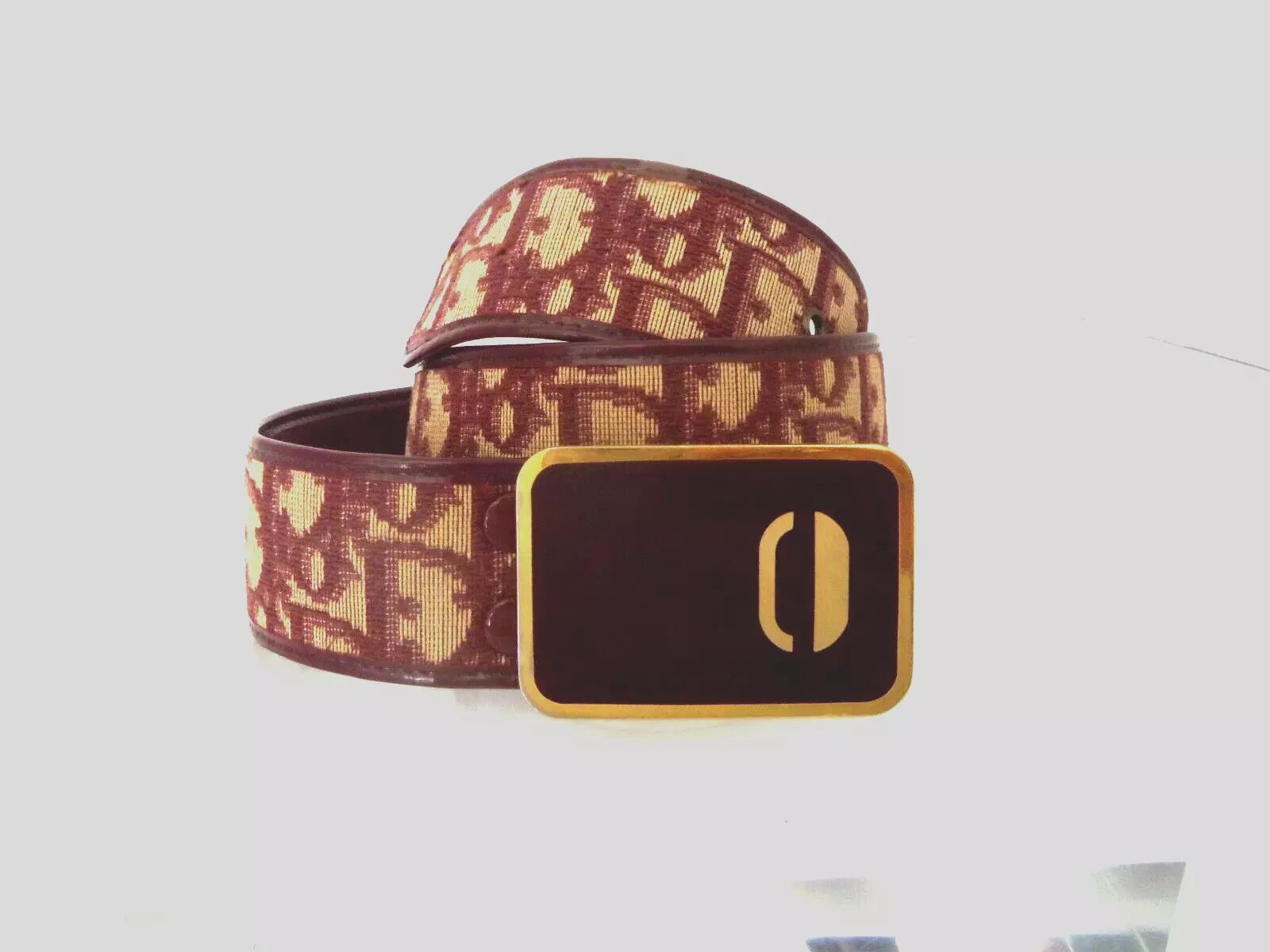 Ceinture logo vintage Christian Dior Signature   taille Petite