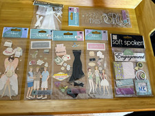 NEW 7 Scrapbook Stickers LOT Wedding Engagement RARE Jolee's Retired dclopur