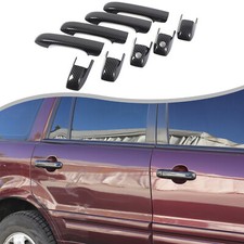 Abs Carbon Fiber Exterior Door Handle Add-on Cover Fits Honda Pilot 2003-2008