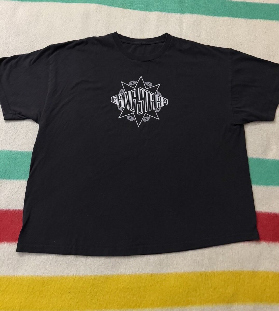 Vintage Y2K GangStarr Gang Starr Guru Dj Premier Rap Tee Shirt