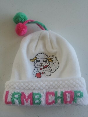 Vintage 1993 Lamb Chop & Friends Winter Beanie Hat Sherri Lewis 