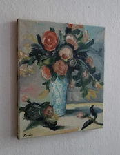 Rare fine unique still life painting, signed Pierre Auguste Renoir, w COA