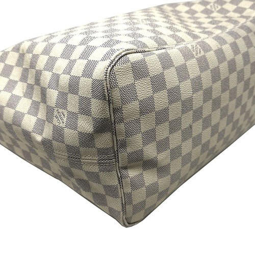 Borsa a mano Louis Vuitton Neverfull GM Damier Azur con scatola ricevuta e sacchetto polvere - Foto 6 di 10