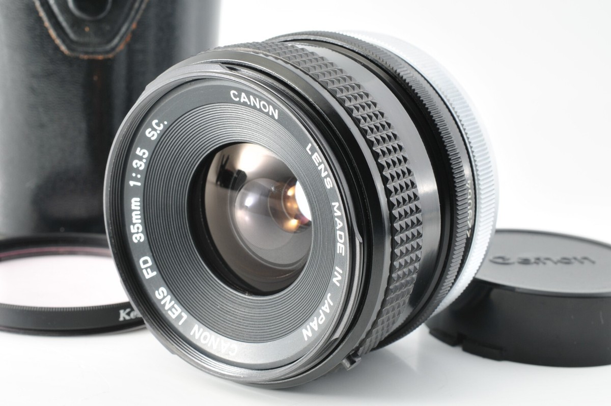 キャノン Canon FD 35mm f 3.5 S.C. #s-29 CANON FD 35mm F3.5 S.C. ¥7,800（中古 FL・FD・NFDマウント