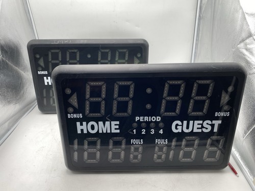 Lot of 2 MacGregor/Gamecraft 1240580 Electronic Scoreboard Timer Scorer AS IS