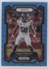 2023 Panini Prizm Blue Wave Prizm 192/199 Bobby Okereke #124 0c6