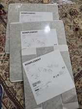 Komplement Ikea Storage Closet Boxes 3 Sets 6x10.5x4.75 & 9.75x10.5x4.75 New Lot