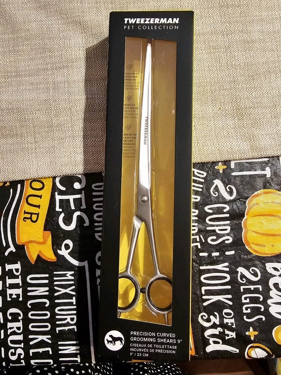 Tweezerman Pet Collection 9" Prescion Shears-New-Sealed-Fast Shipping.