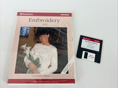 Lace Embroidery Designs Disk #112 Husqvarna Viking Designer 1 & PC