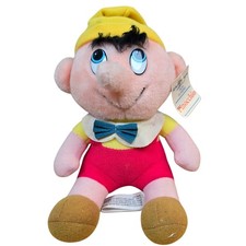 Pinocchio Walt Disney Animated Film Classic Vintage 1985 Plush Stuffed Doll 8"