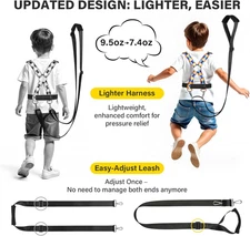 Safety Harness Leash for Kids with Autism Special Needs and Older Children Ages