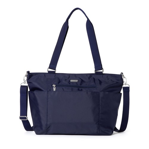 Baggallini Essential Laptop Tote - Work Bag with One Size, Cadet Navy