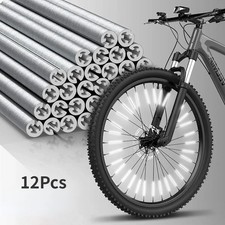 Bike Reflector Strips - 12Pcs Spoke Warning Clips for Bicycle Wheels