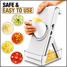Vegetable Fruit Salad Onion Garlic Food Hand Chopper Cutter Slicer Peeler Dicer