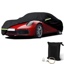 Outdoor Car Cover Waterproof Dust-proof Custom Black With Zipper For Porsche Us