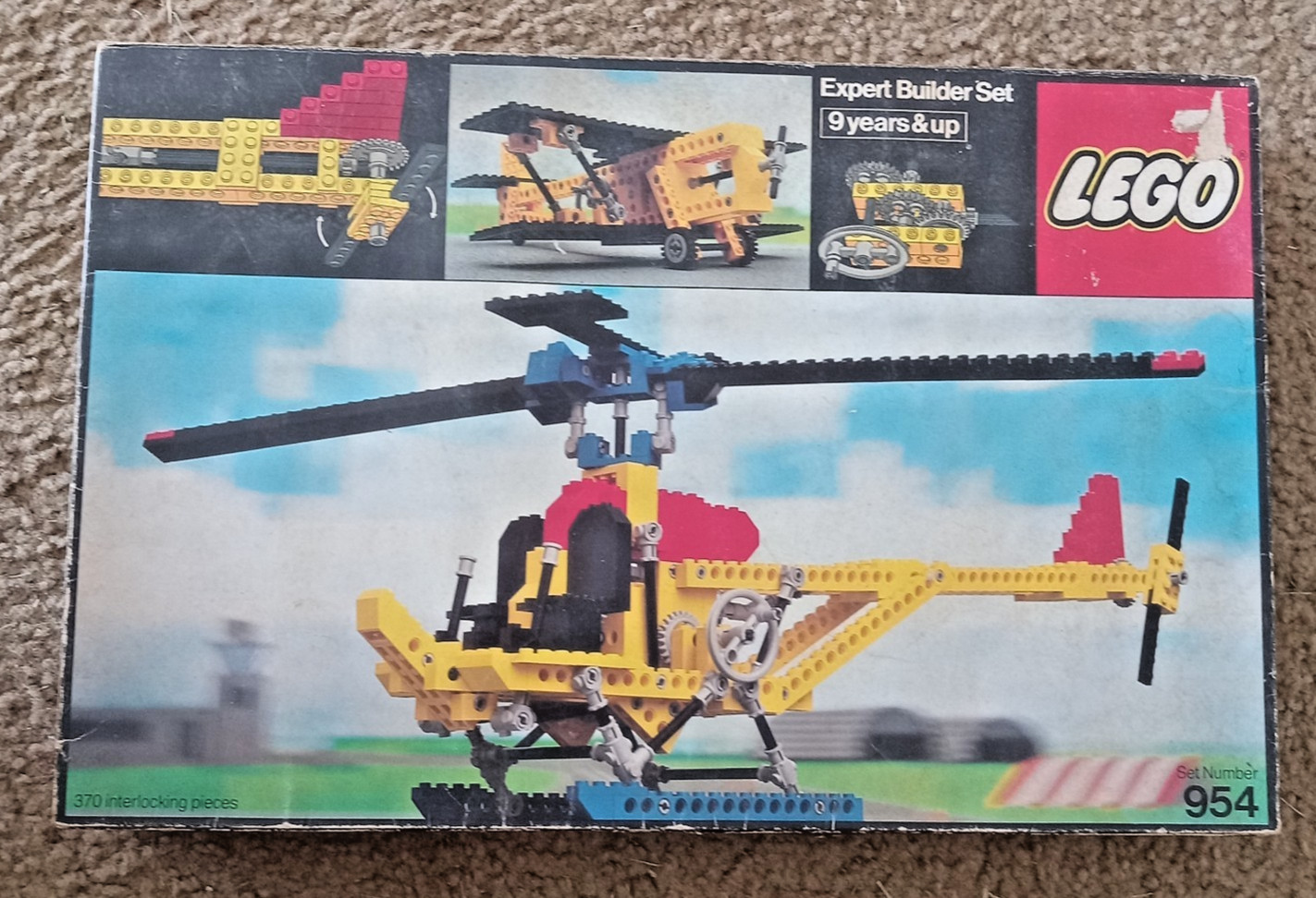 Lego TECHNIC 954 Sky Copter 1972-1976 BOX ONLY!!!