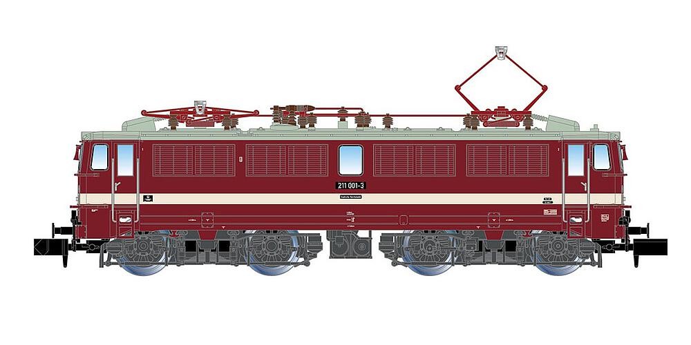 Arnold 80282193 - 1/160 DR, Electric Locomotive BR 211, Digital