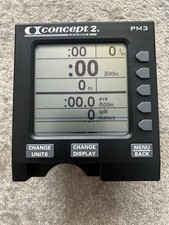 Concept 2 PM3 Rowing Machine Monitor - Partial Screen Display Problem