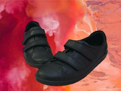 Ecco Soft 2.0 skórzane sneakersy na rzepy męskie 43