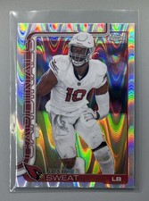 Josh Sweat 2025 Topps Chrome Raywave Refractor #10 Arizona Cardinals