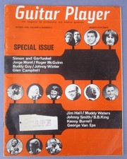 GUITAR PLAYER Magazine..Mar 1970 - Roger McGuinn, Buddy Guy, Glen Campbell RARE