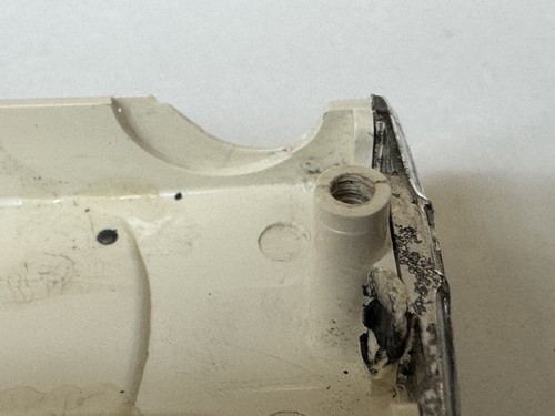 Aurora Thunderjet 500 1963 Ford Falcon HO Slot Car WHITE / DARK BLUE / BLACK - Picture 15 of 20