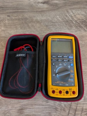 Fluke 789 ProcessMeter Digital Multimeter Auto Range w/ Leads & Case