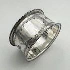 VICTORIAN NAPKIN RING STERLING SILVER BIRMINGHAM 1898 ROBERT PRINGLE