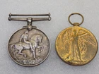 WWI Full Size Medal Pair to: 77423 E. J. FALDER R.A.F. ROYAL AIR FORCE / RFC