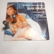 Jane Birkin Je T'Aime Moi Non Plus 1969 Single 7 Inch Vinyl Antic Label