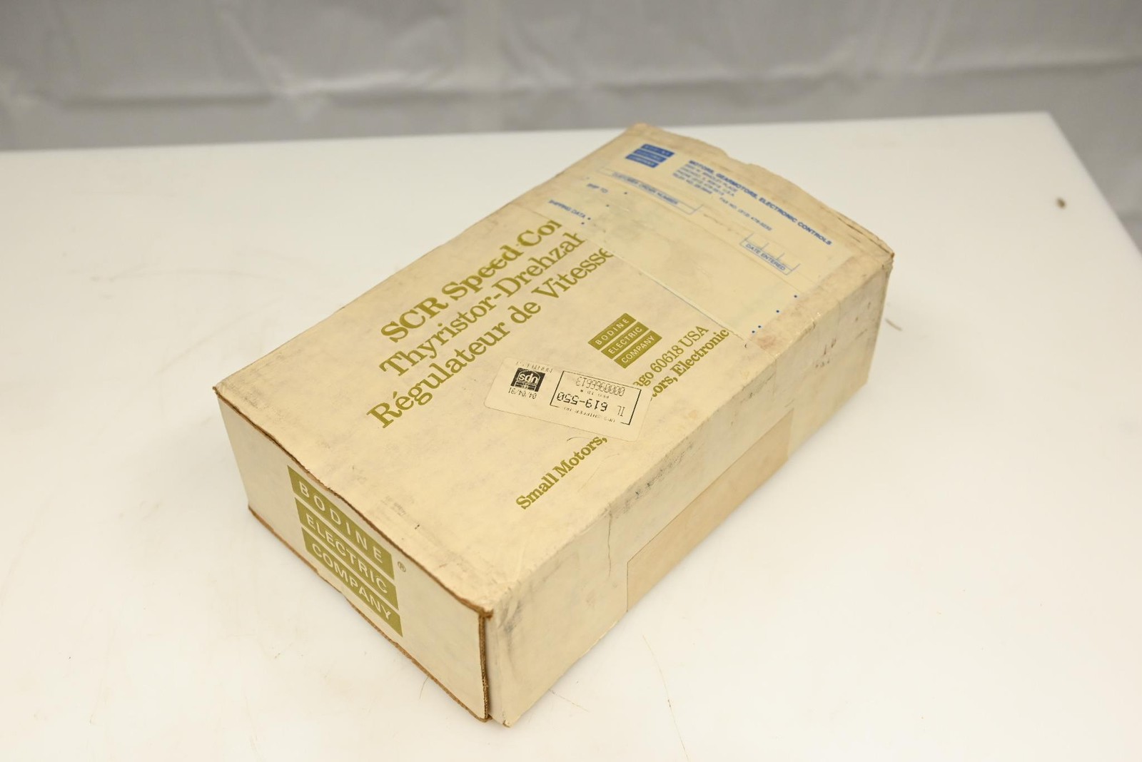 Bodine Electric 810 Dc Motor Control Input 115Vac 50/60 Hz