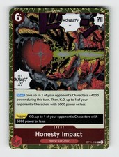 Honesty Impact [Alternate Art] OP11-018 Prices | One Piece