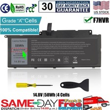   F7HVR Battery For Dell Inspiron 17 7000 7537 7737 7746 14 15 15r 5545 58Wh NEW