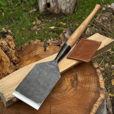 Timber Slick Chisel Hand Forged 52100 Carbon Steel 0.8   4in Framing