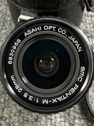 SMC Pentax-M 28mm f/2.8 Manual Focus Wide Angle Lens Pentax K Japan