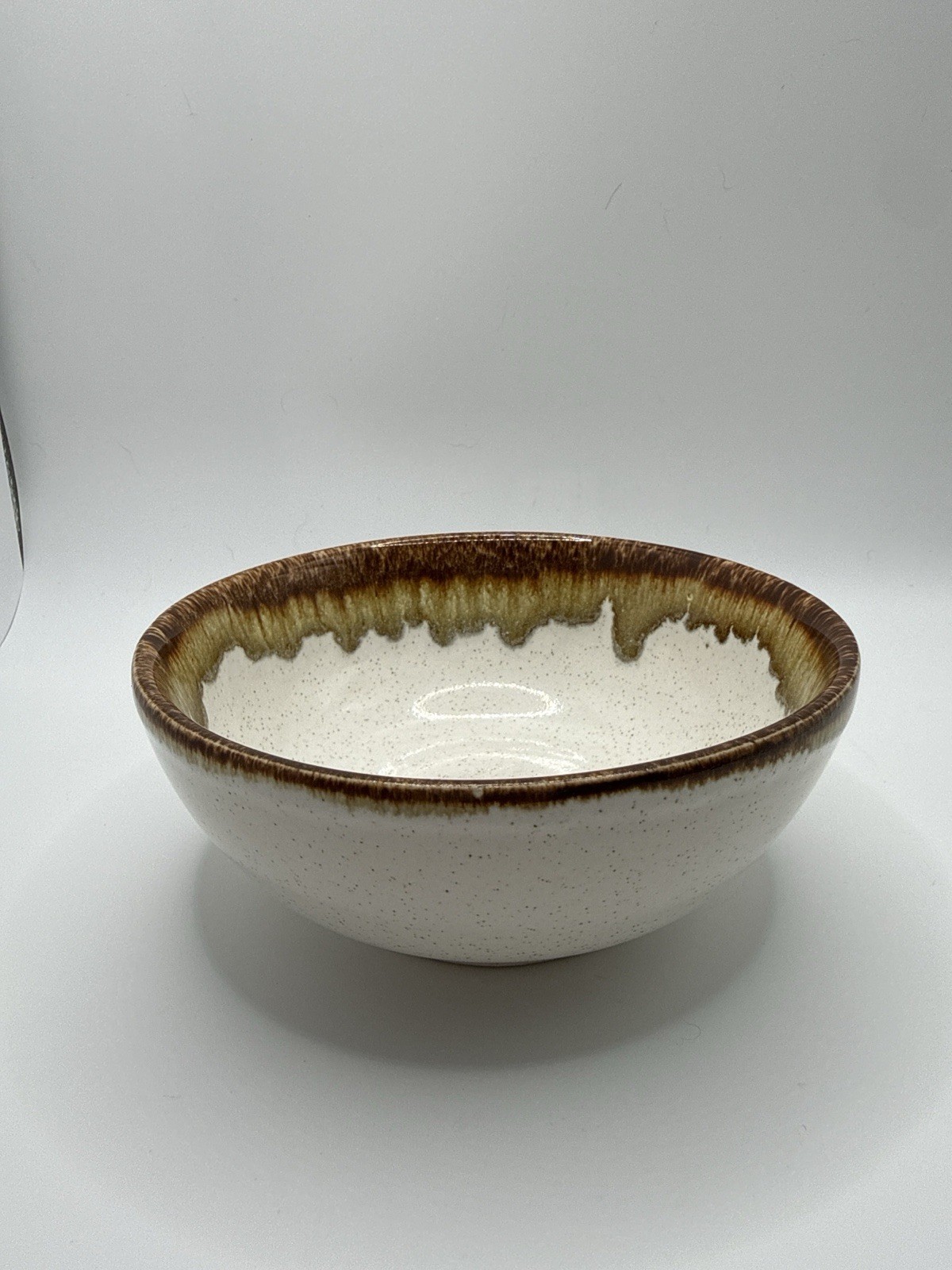 Pfaltzgraff Ovenproof USA 5” Fruit Dessert Bowl Brown Drip