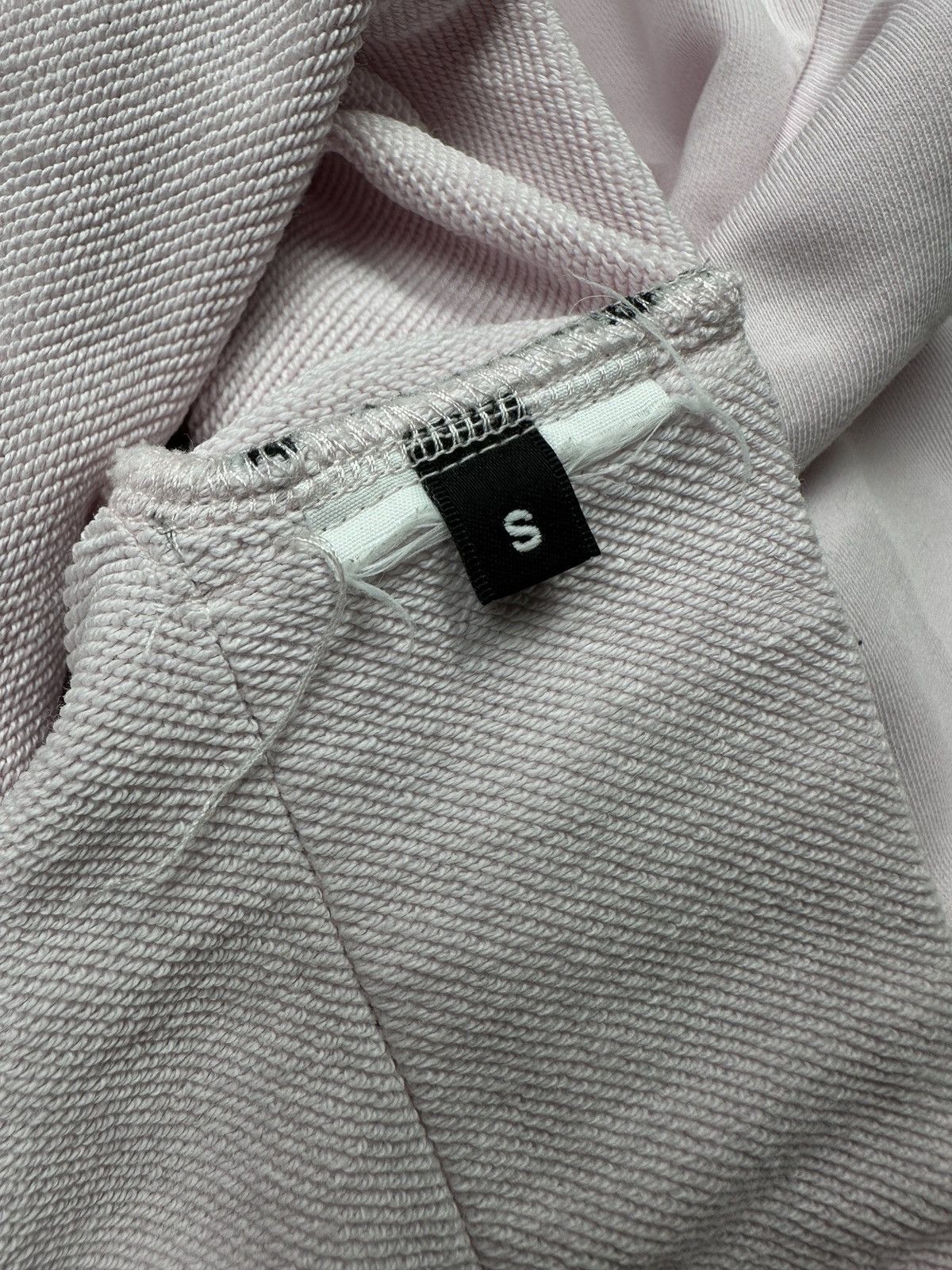 Balmain Paris Flocked Cropped Hoodie Lux With Logo Tape Trim